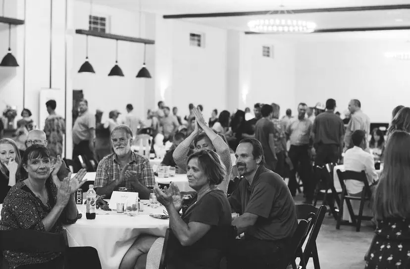 Toasts at dinner